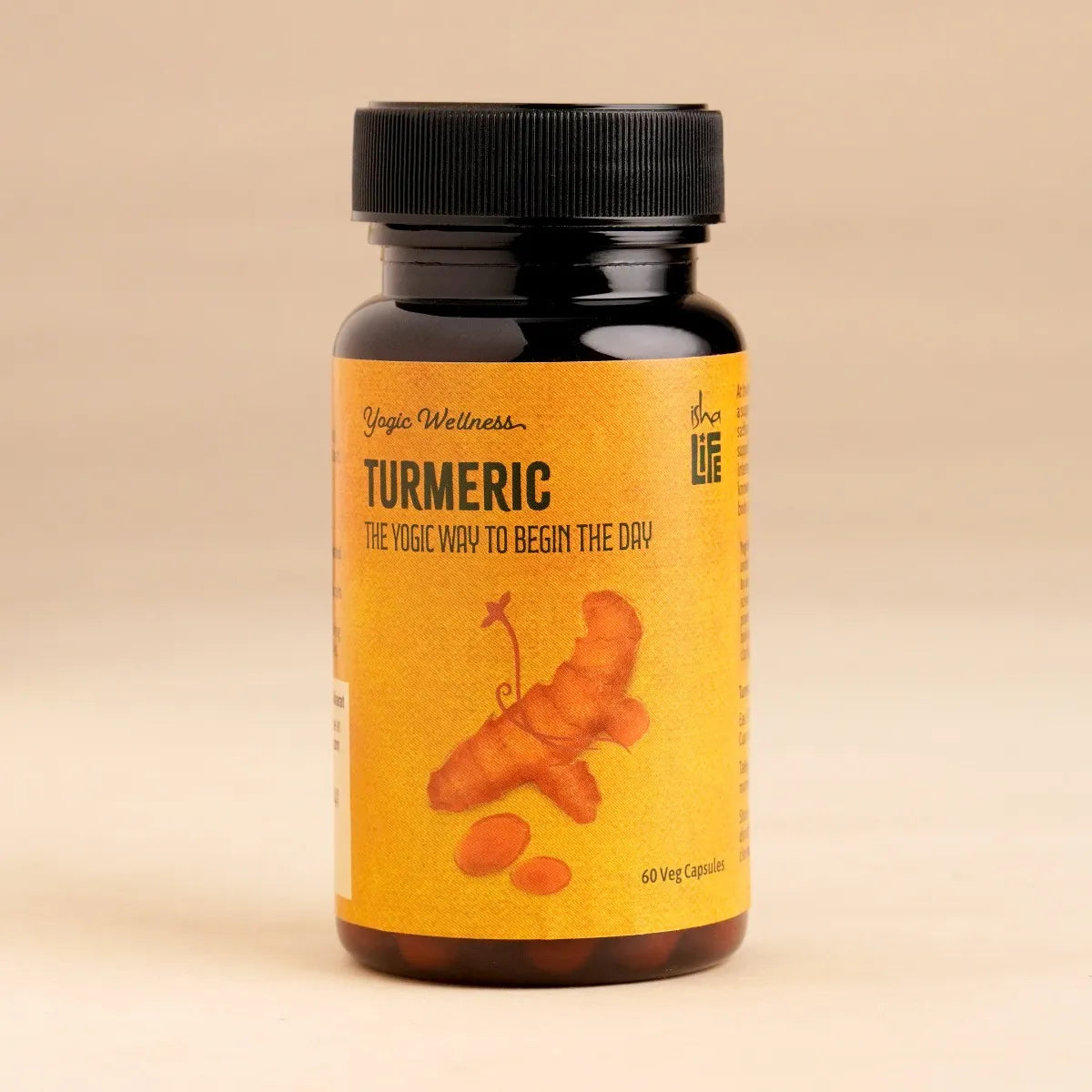 Turmeric Powder in Veg Capsules, 60 pcs